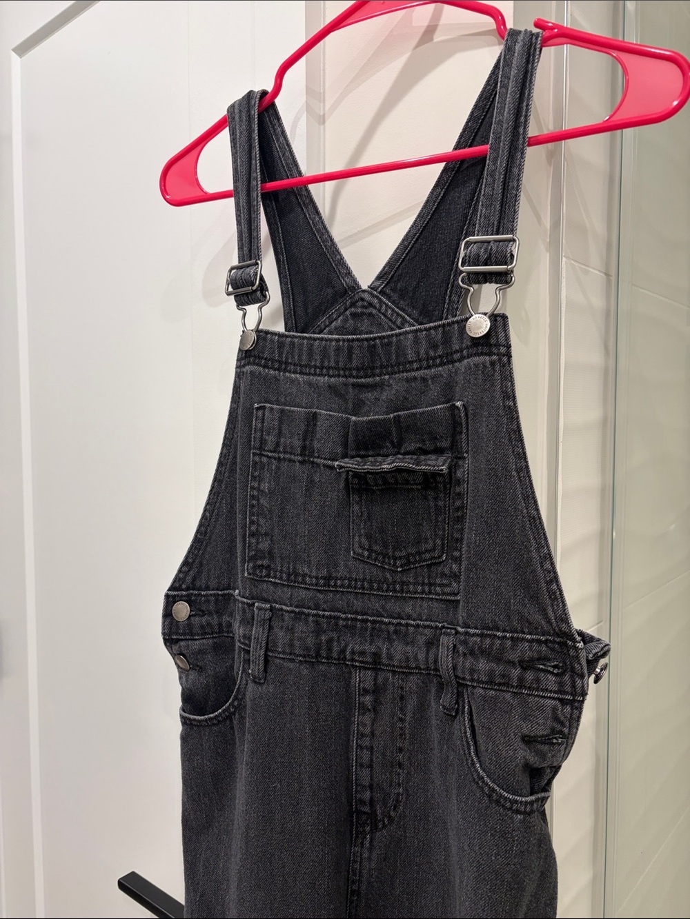 Universal Thread Black Denim Overalls